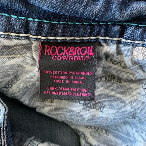 Rock & Roll riding blue jeans size 29x34 - Picture 8 of 12